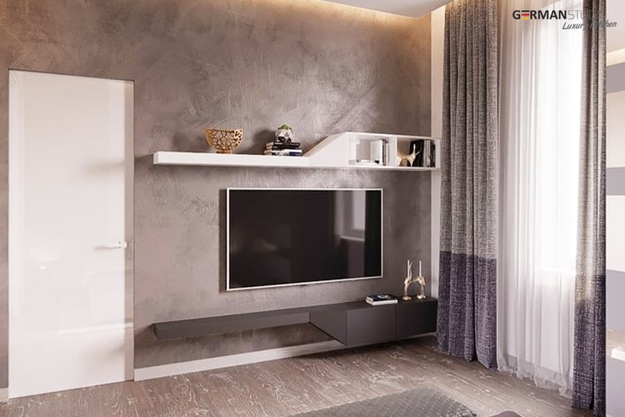 neoklassik tv stend modeli