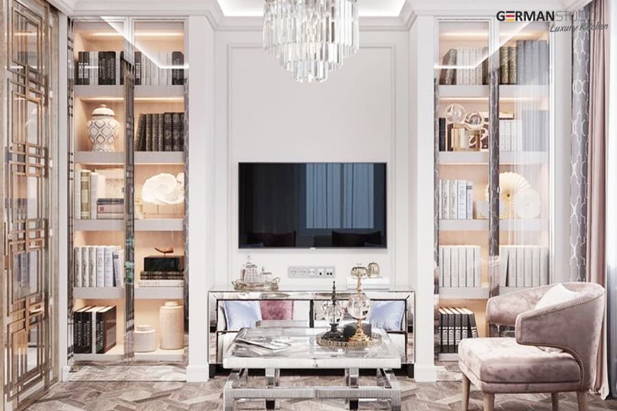 boz rəngində tv stend modeli